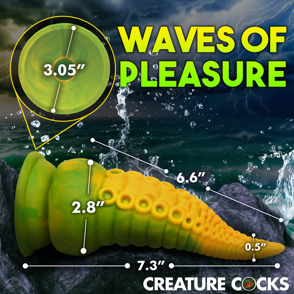 Creature Cocks Monstropus 2.0 Vibrating Tentacle Silicone Dildo Multi
