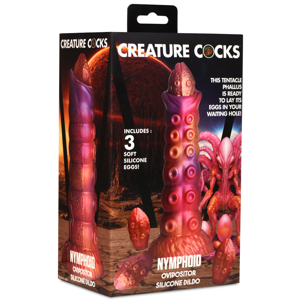 Creature Cocks Nymphoid Ovipositor Silicone Dildo Multi
