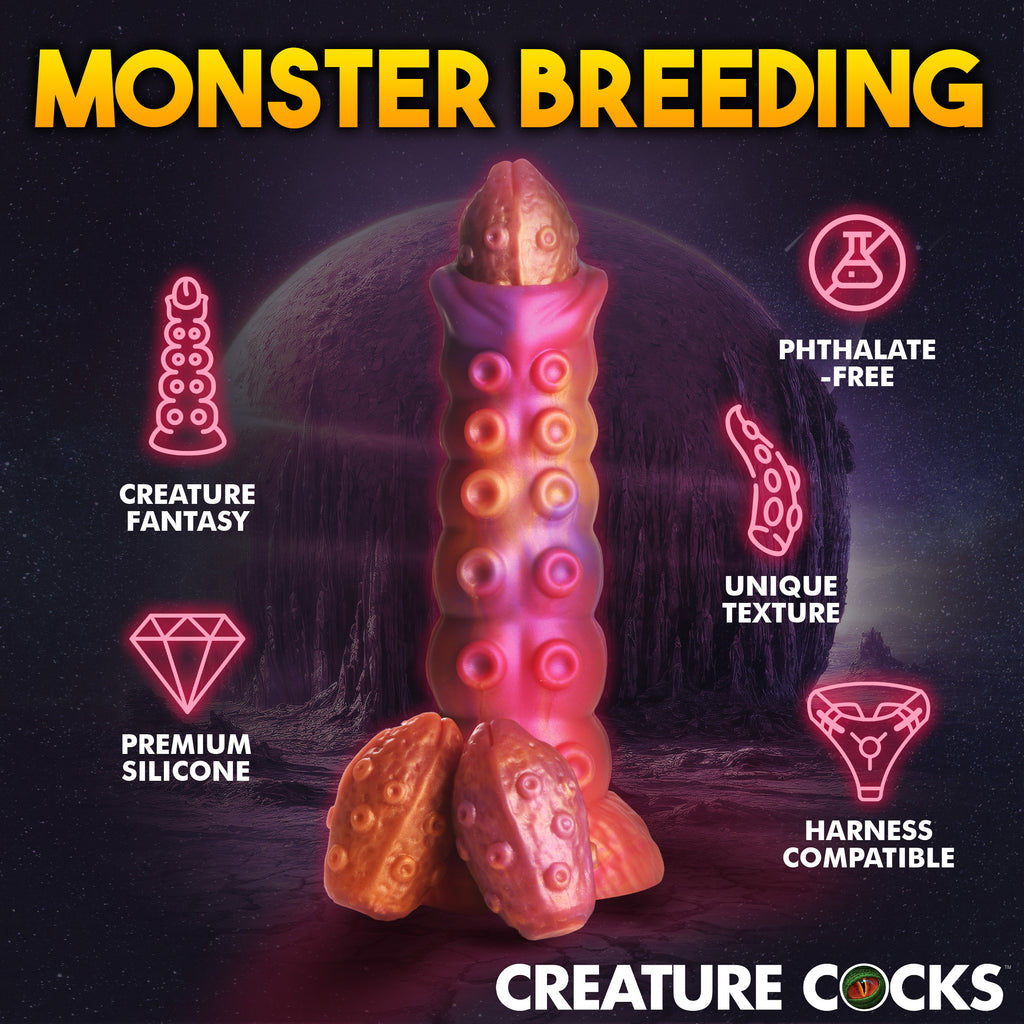 Creature Cocks Nymphoid Ovipositor Silicone Dildo Multi