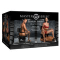 Master Series Pleasure Throne Oral Sex Chair Black
