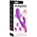 Inmi Tri Flick Silicone Flicking Rabbit Vibrator Purple