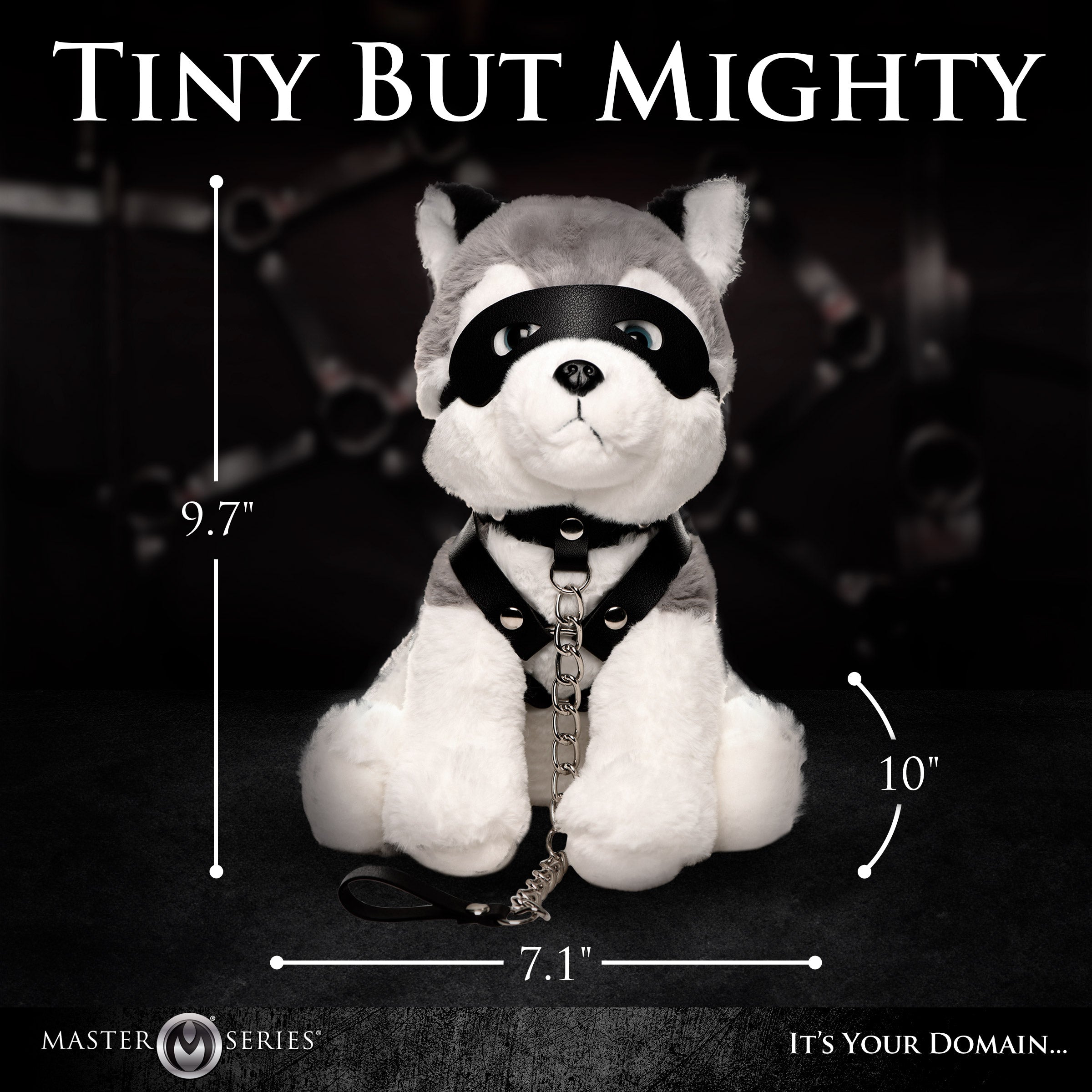 Master Series Max the Fetish Pup Grey