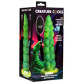 Creature Cocks Squirmer Thrusting and Vibrating Silicone Dildo Green