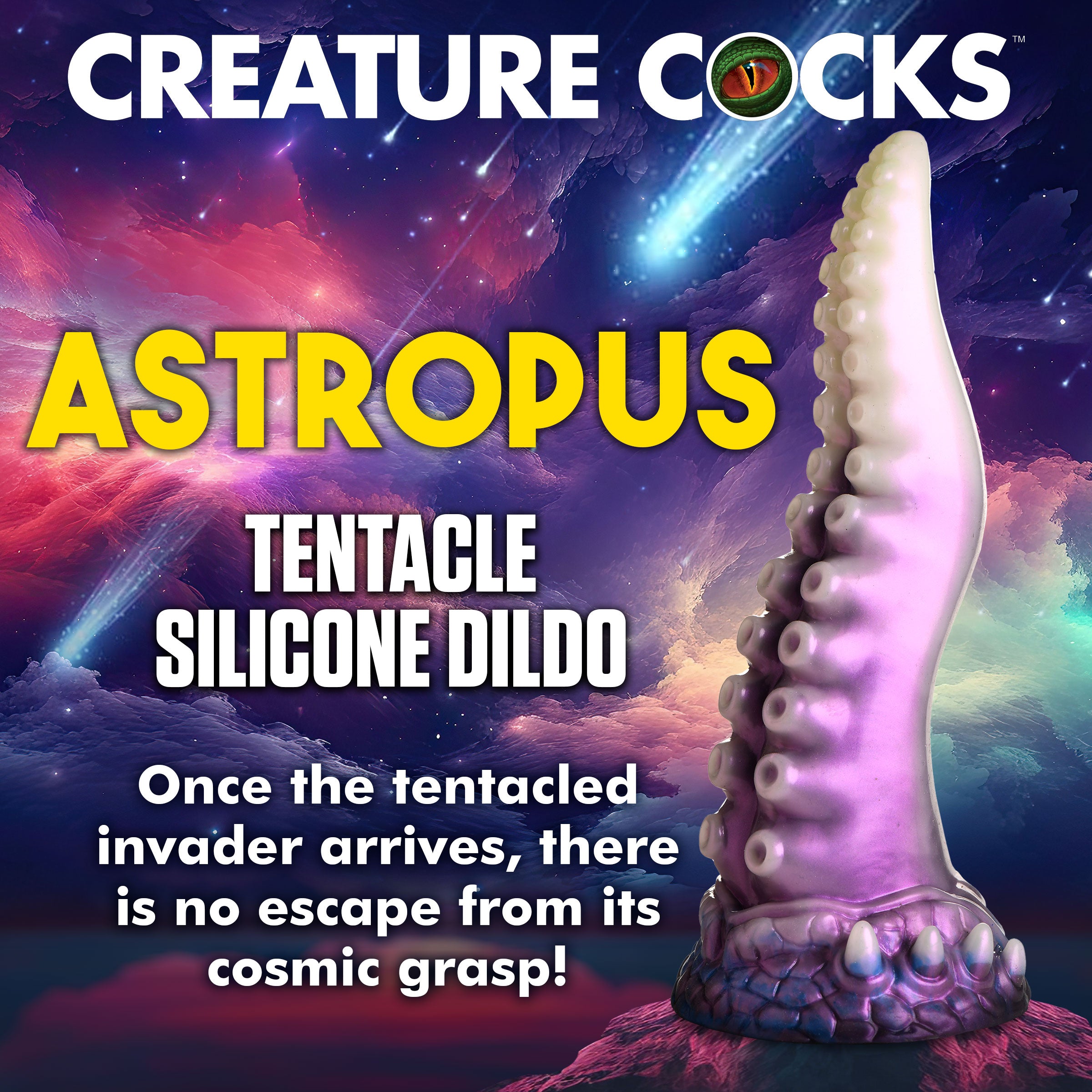 Creature Cocks Astropus Tentacle Silicone Dildo Multi