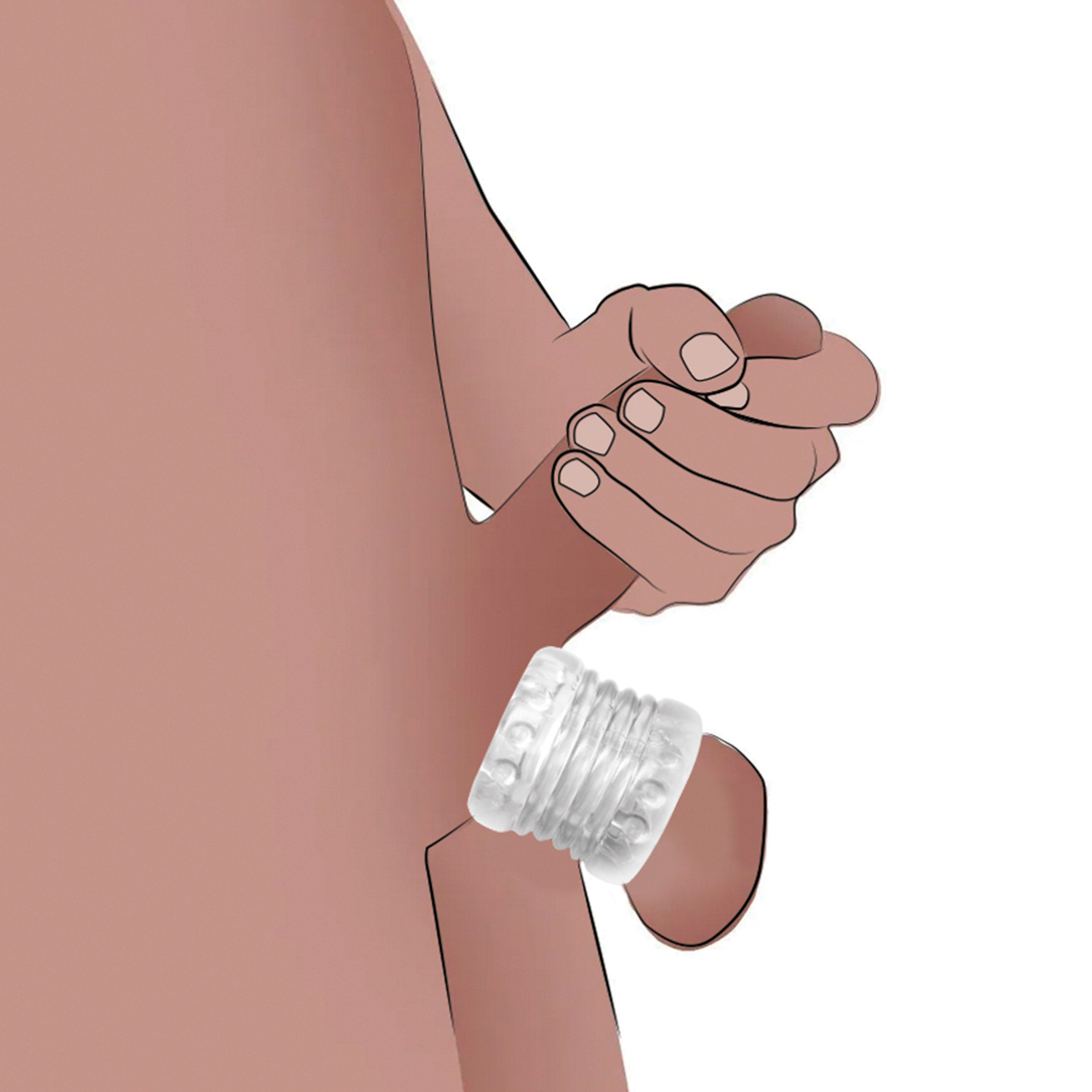 Master Series Ball Stack Ball Stretcher - Black Clear