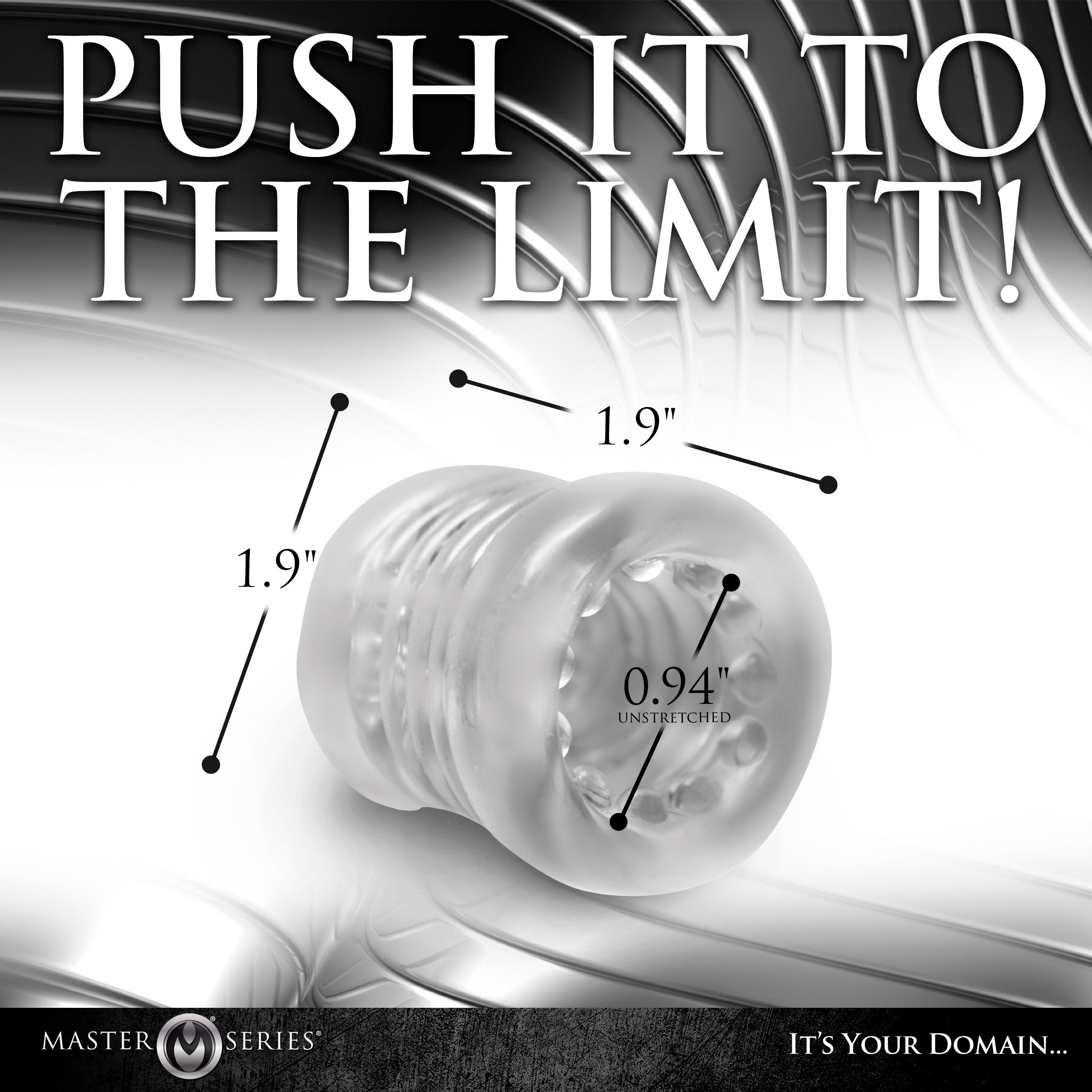 Master Series Ball Stack Ball Stretcher - Black Clear