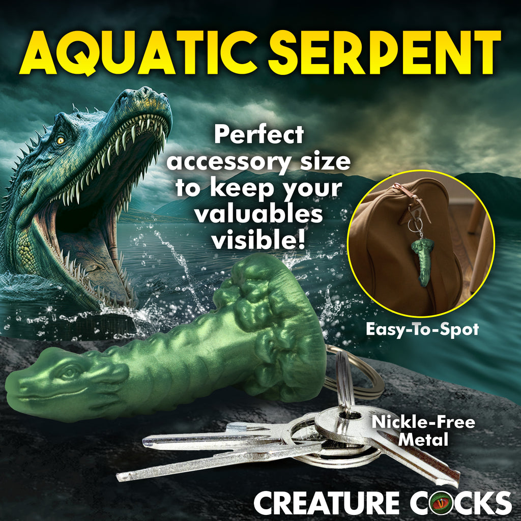Creature Cocks Cockness Monster Mini Dildo Key Chain Green