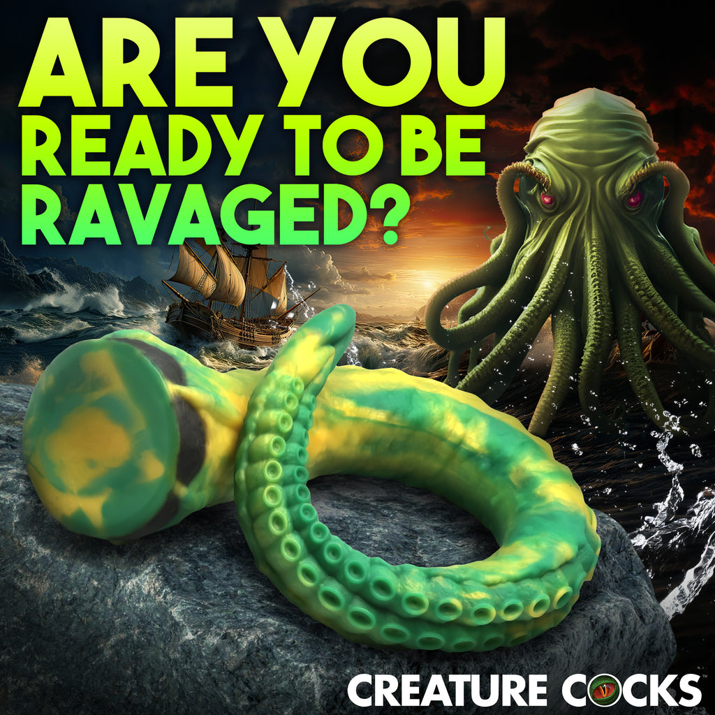 Creature Cocks Titan Tentacle Extra Long Silicone Dildo Green