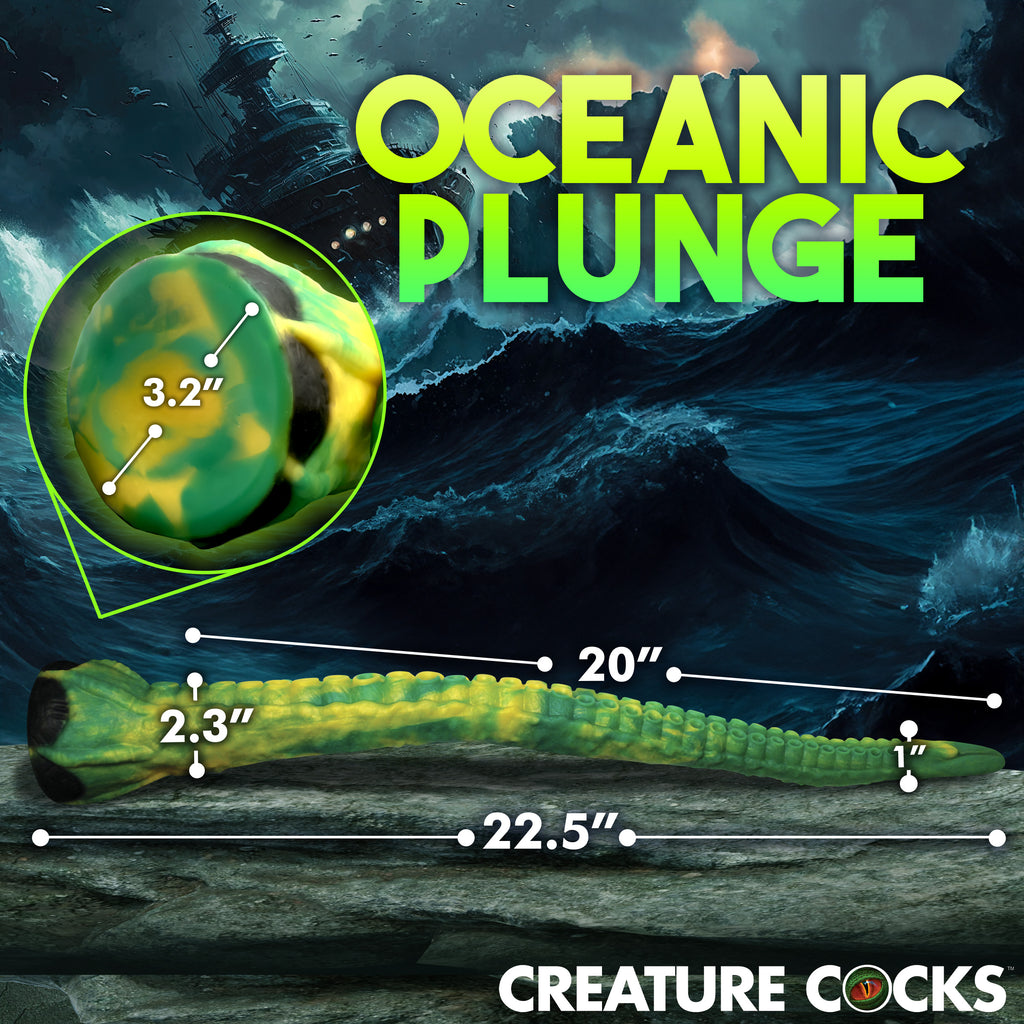 Creature Cocks Titan Tentacle Extra Long Silicone Dildo Green