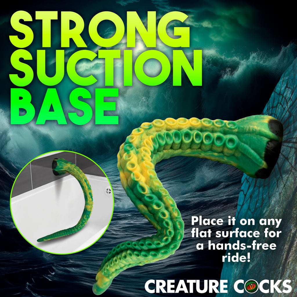 Creature Cocks Titan Tentacle Extra Long Silicone Dildo Green