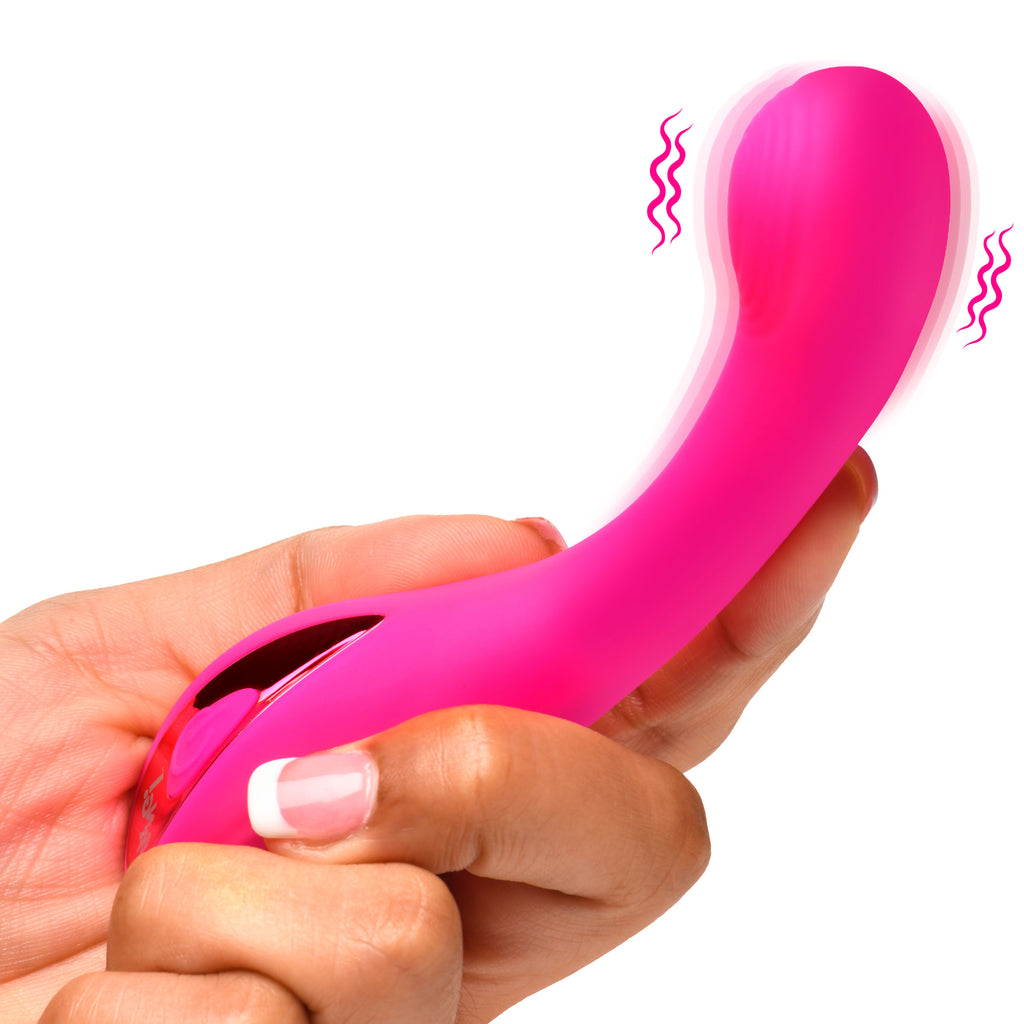 Bang! G-Spot Silicone Vibrator - Pink Pink
