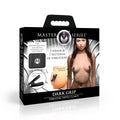 Master Series Dark Grip Wireless Vibrating Nipple Clamps Black