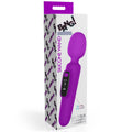 Bang! Digital Silicone Wand with Display Purple