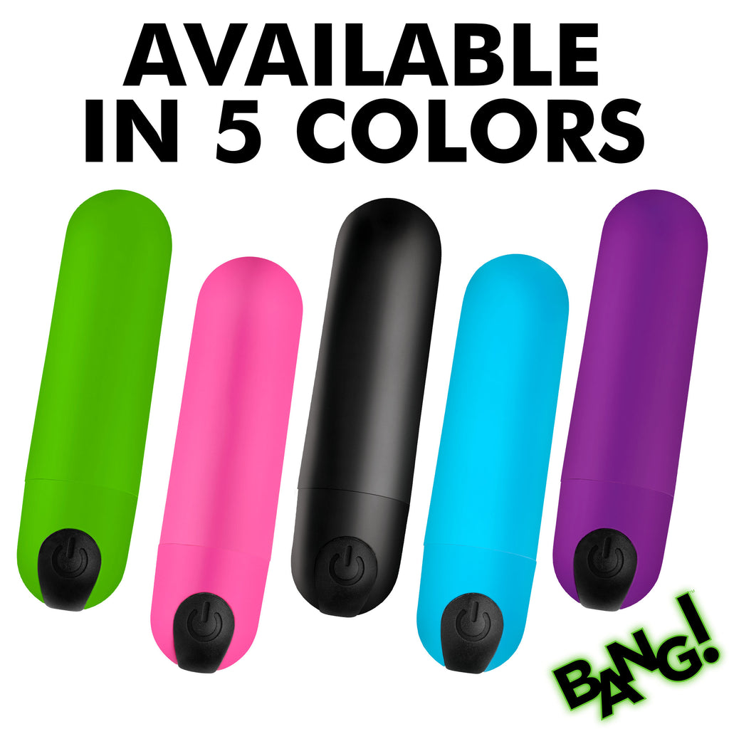Bang! Glow-in-the-Dark Silicone Bullet Green