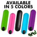 Bang! Glow-in-the-Dark Silicone Bullet Green
