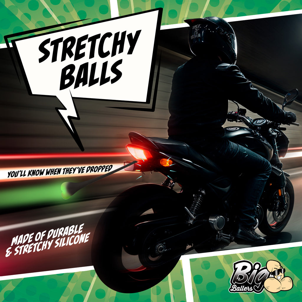 Big Ballers Teeny Weeny Truck Nuts - Light Black