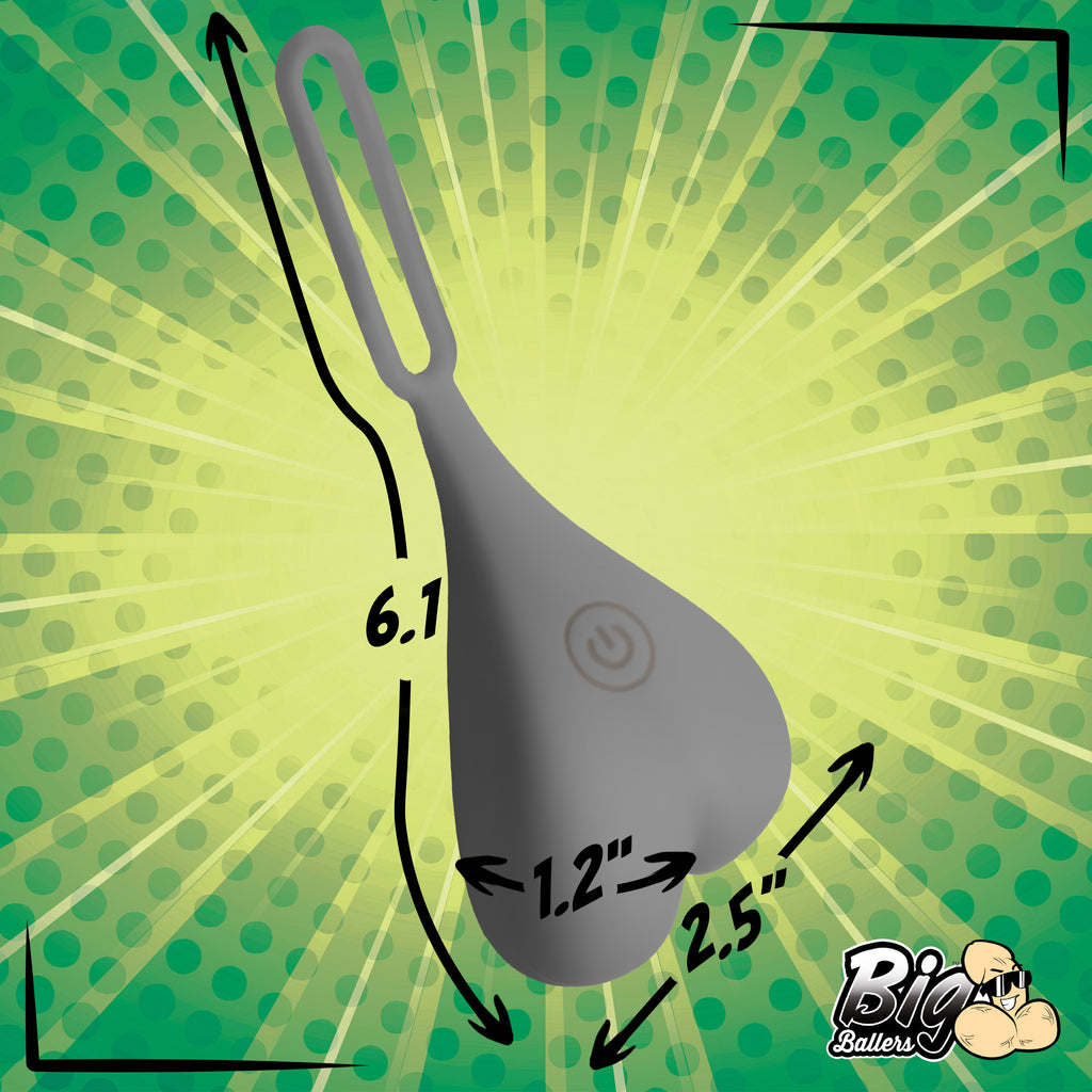 Big Ballers Teeny Weeny Truck Nuts - Light Black