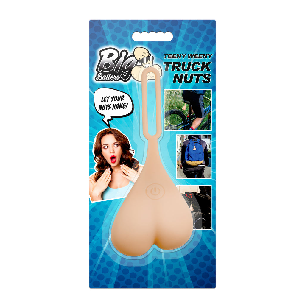 Big Ballers Teeny Weeny Truck Nuts - Light Flesh