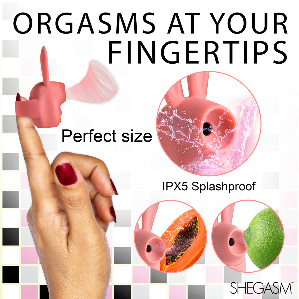 Shegasm Sucky Bunny Clit Stimulator - Pink Pink