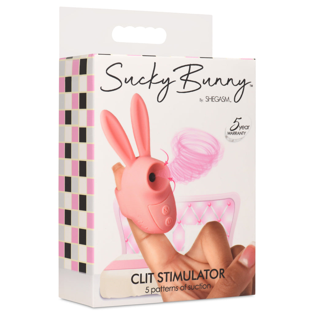 Shegasm Sucky Bunny Clit Stimulator - Pink Pink