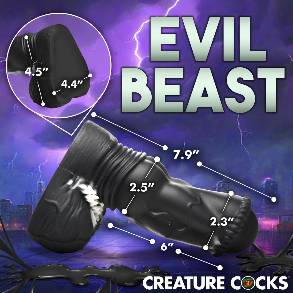 Creature Cocks Venom Silicone Dildo Black