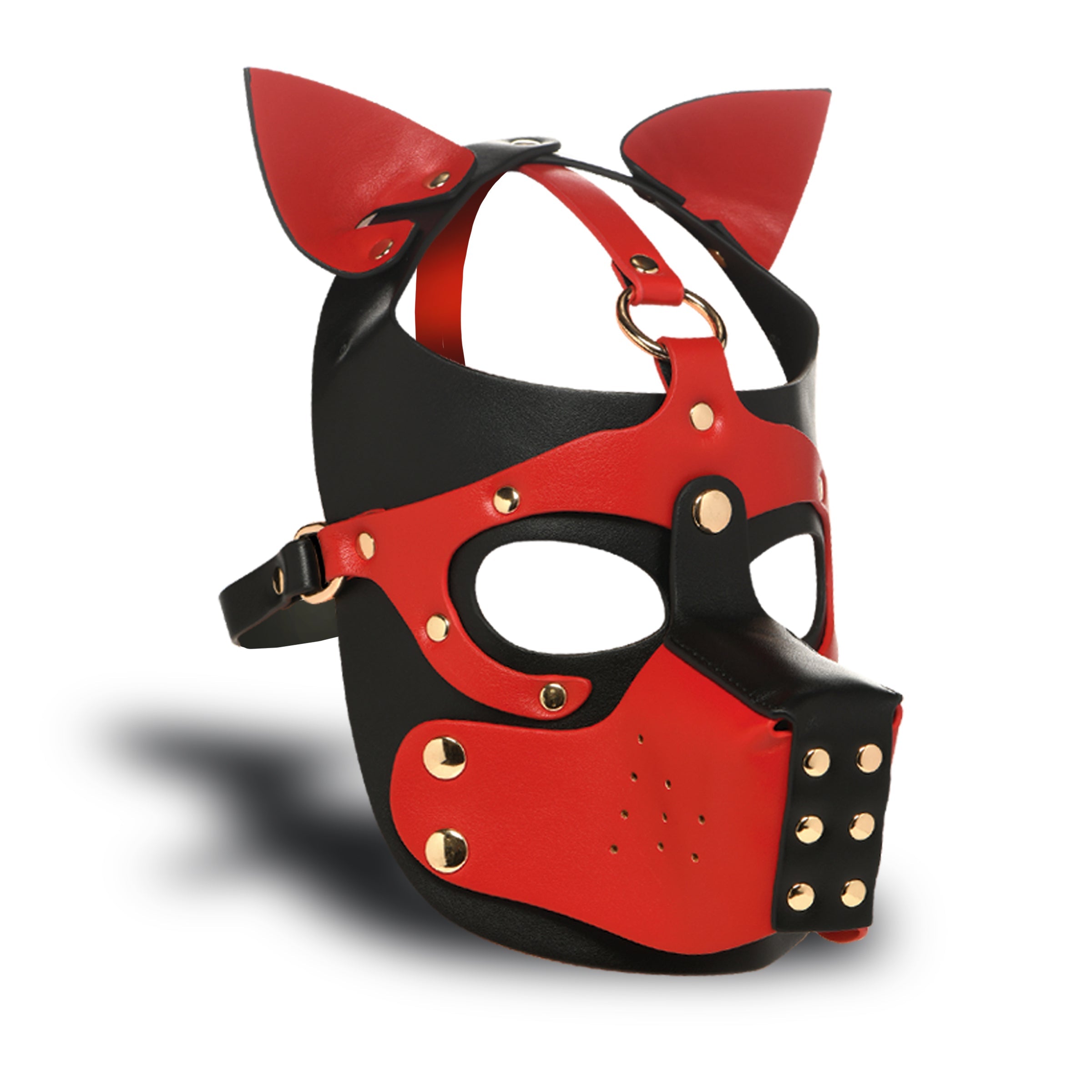 Master Series Hound Hood with Muzzle Red