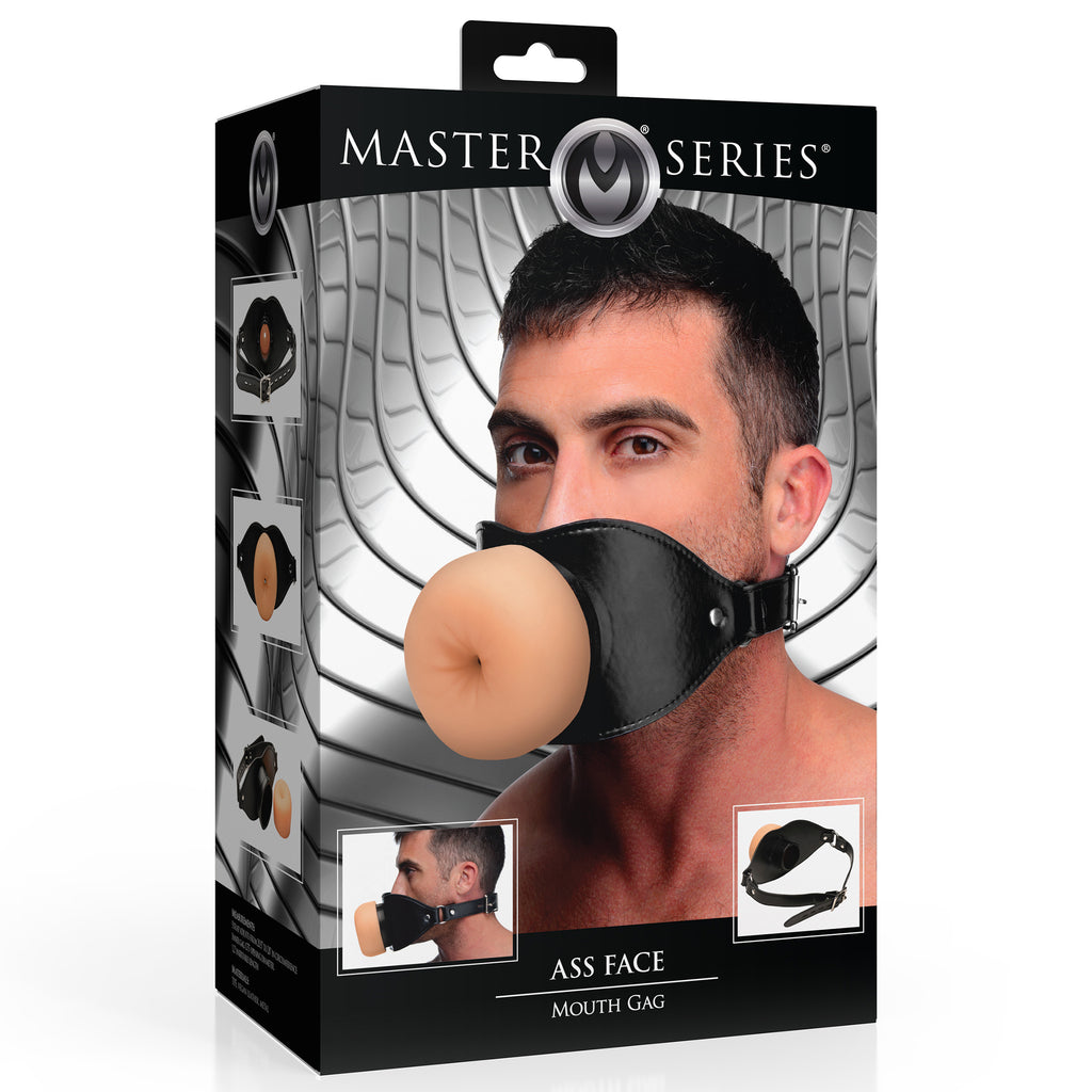 Master Series Ass Face Oral Sex Mouth Gag Black
