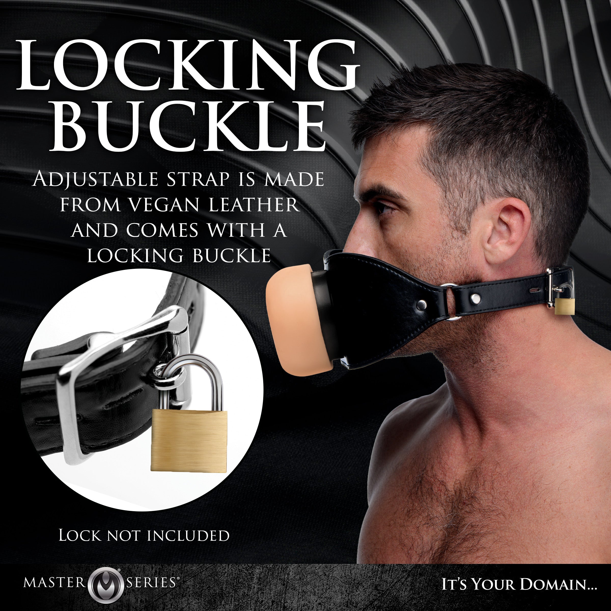 Master Series Ass Face Oral Sex Mouth Gag Black