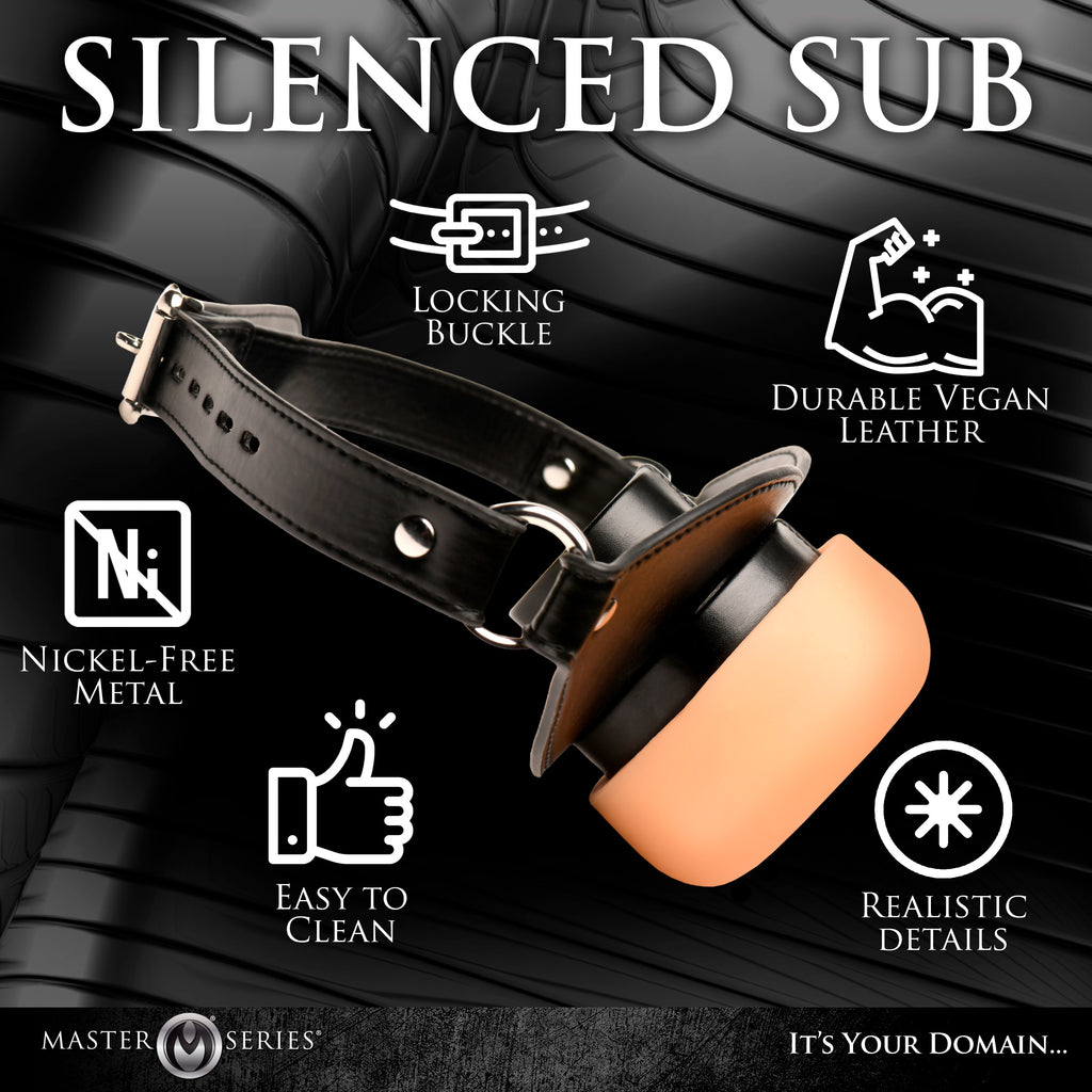 Master Series Ass Face Oral Sex Mouth Gag Black