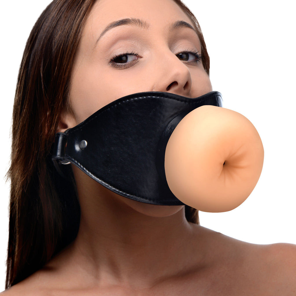 Master Series Ass Face Oral Sex Mouth Gag Black