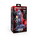 Creature Cocks Cyborg Cock Thrusting and Vibrating Silicone Dildo Grey