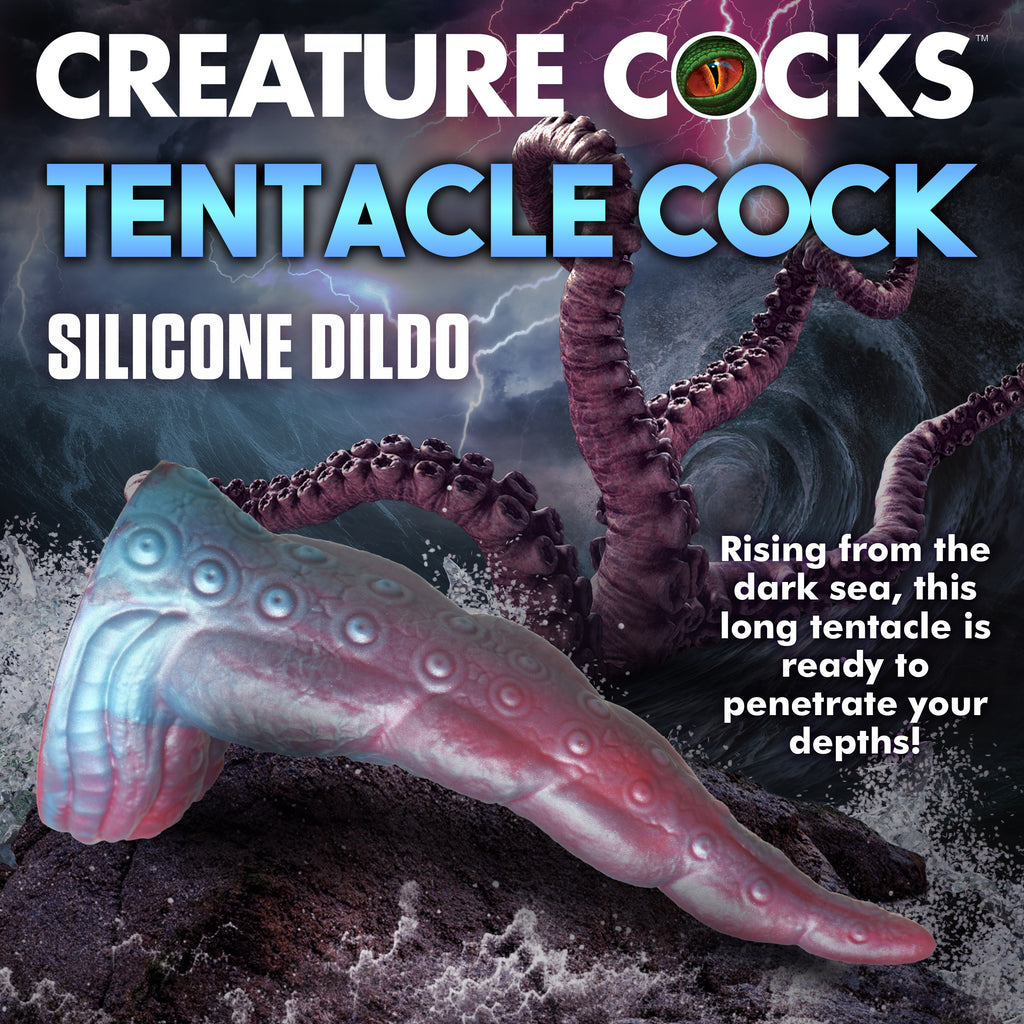 Creature Cocks Tentacle Cock Silicone Dildo Purple