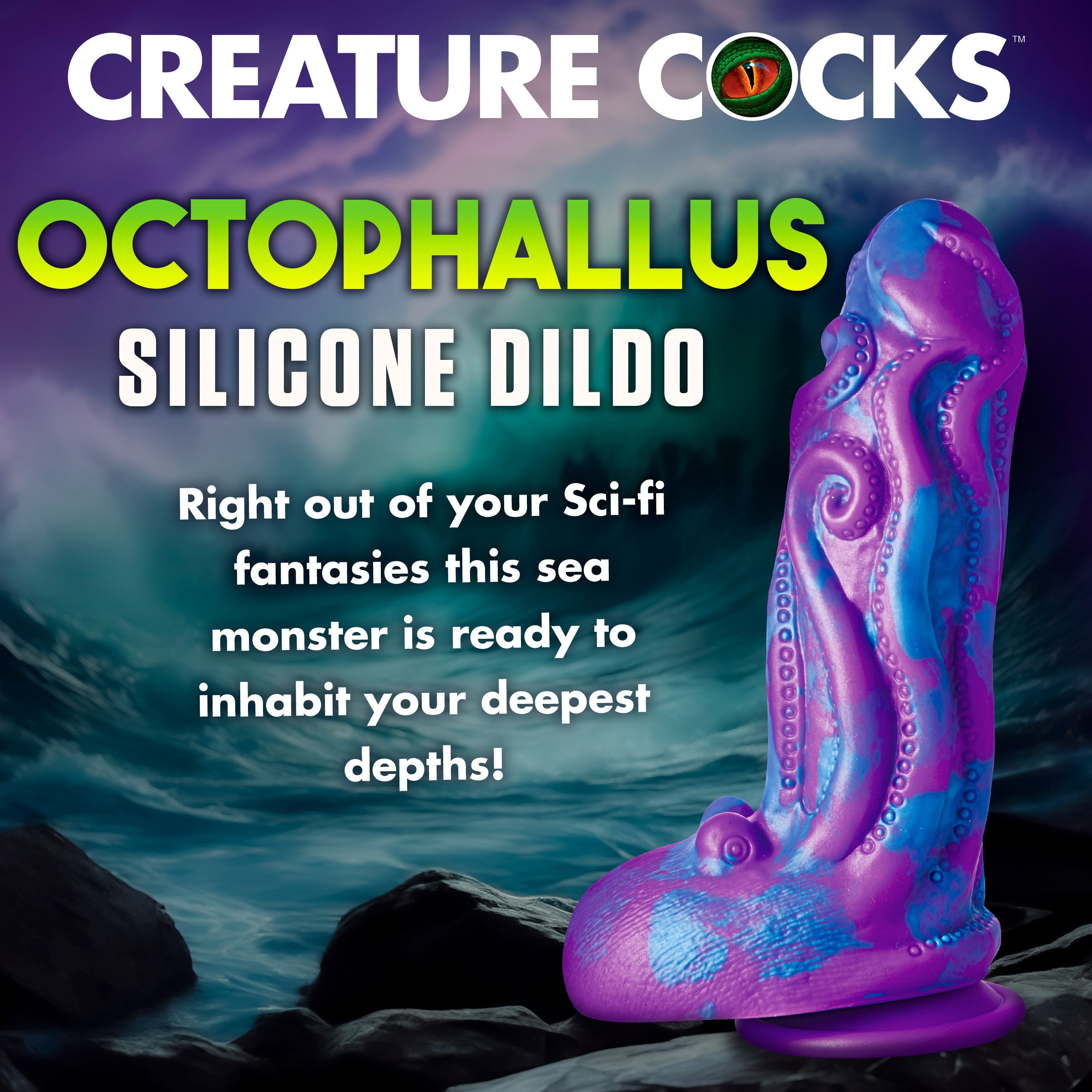 Creature Cocks Octophallus Silicone Dildo Multi