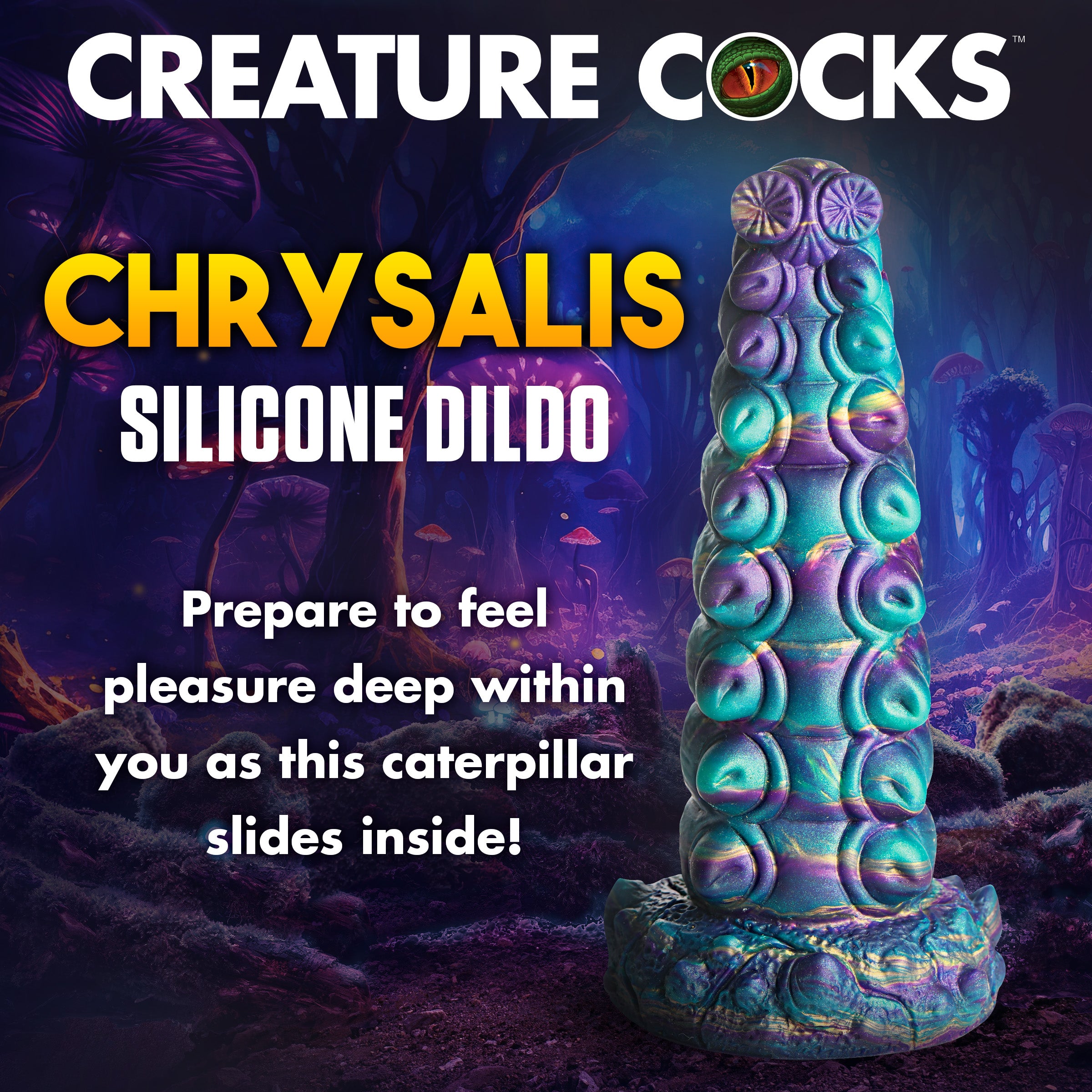 Creature Cocks Chrysalis Silicone Dildo Multi