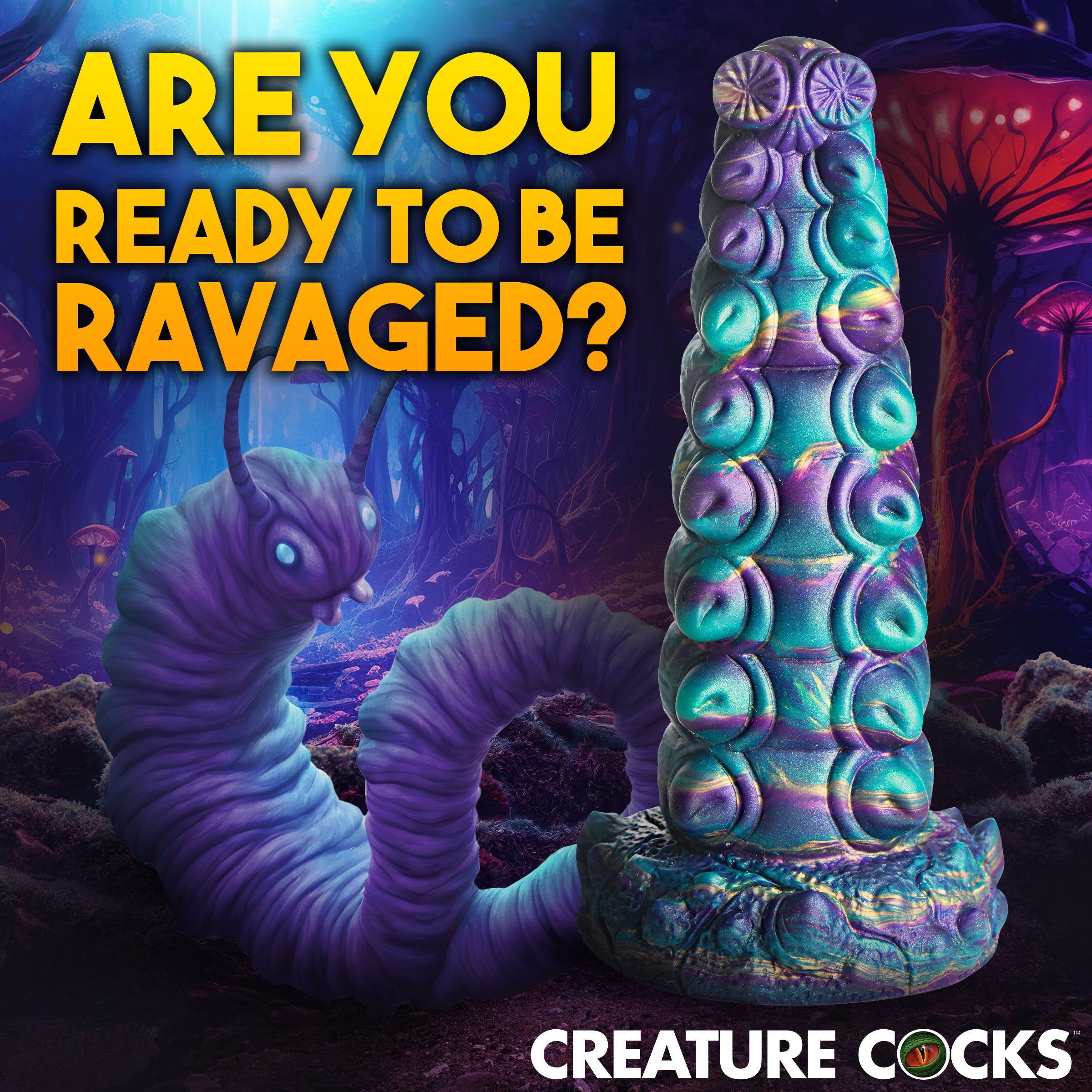 Creature Cocks Chrysalis Silicone Dildo Multi