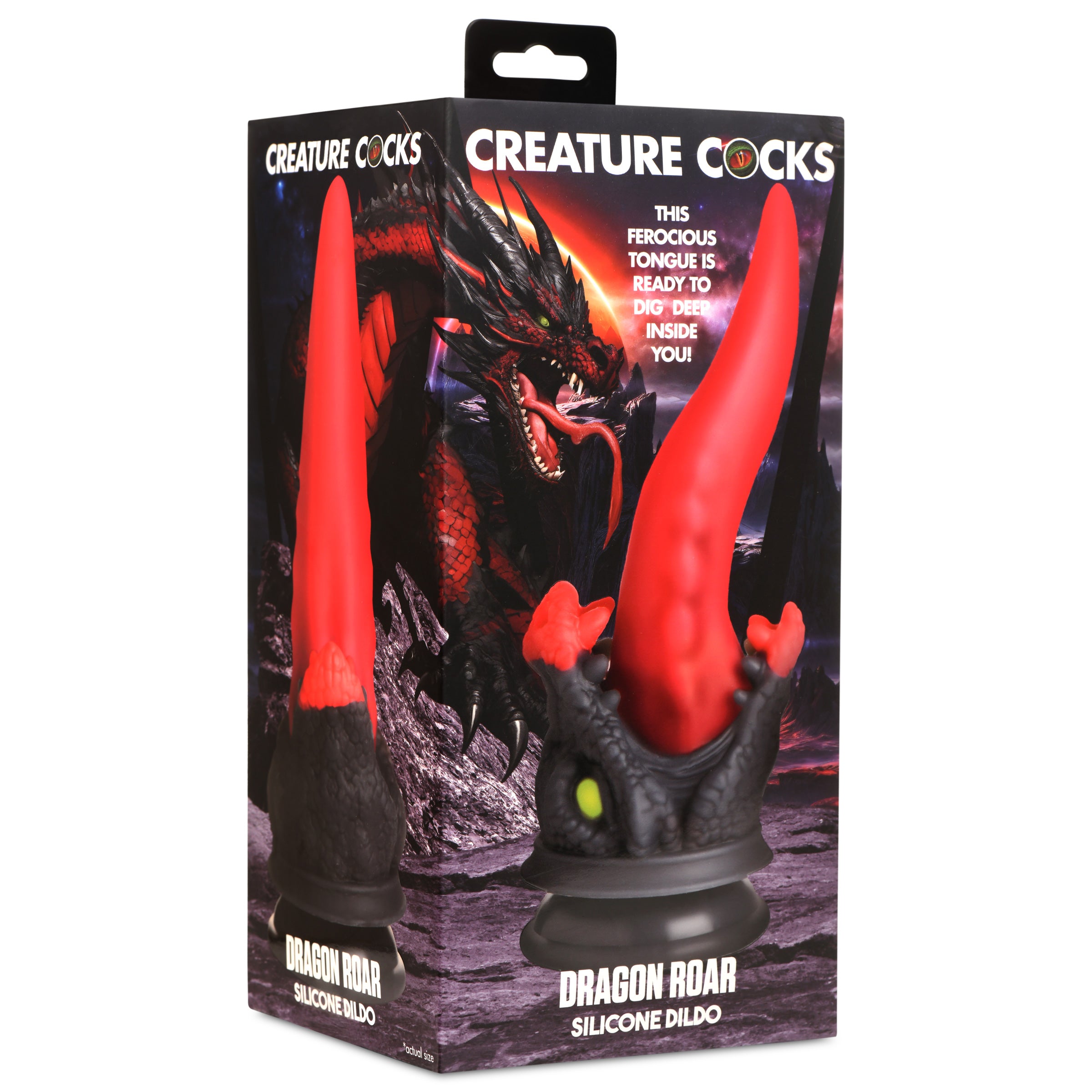 Creature Cocks Dragon Roar Silicone Dildo Multi
