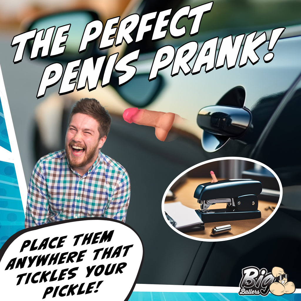 Big Ballers Magnetic Snap-on Peckers Flesh