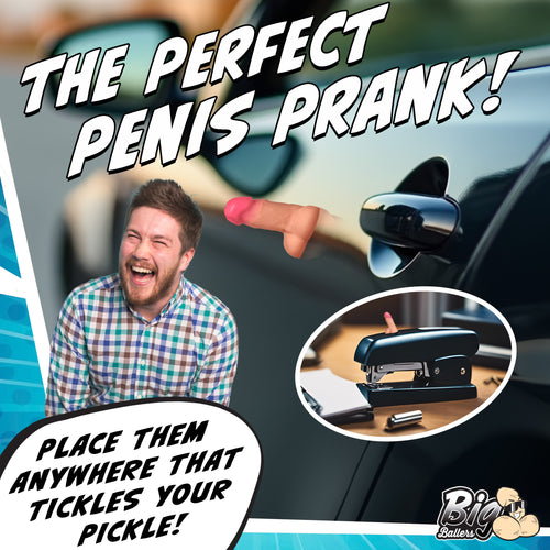 Big Ballers Magnetic Snap-on Peckers Flesh