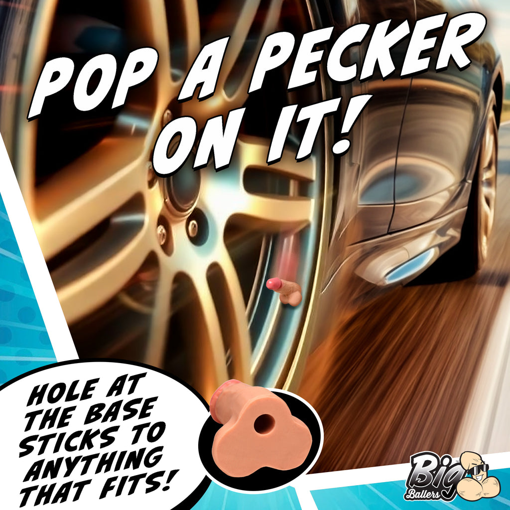 Big Ballers Snap-on Peckers Flesh