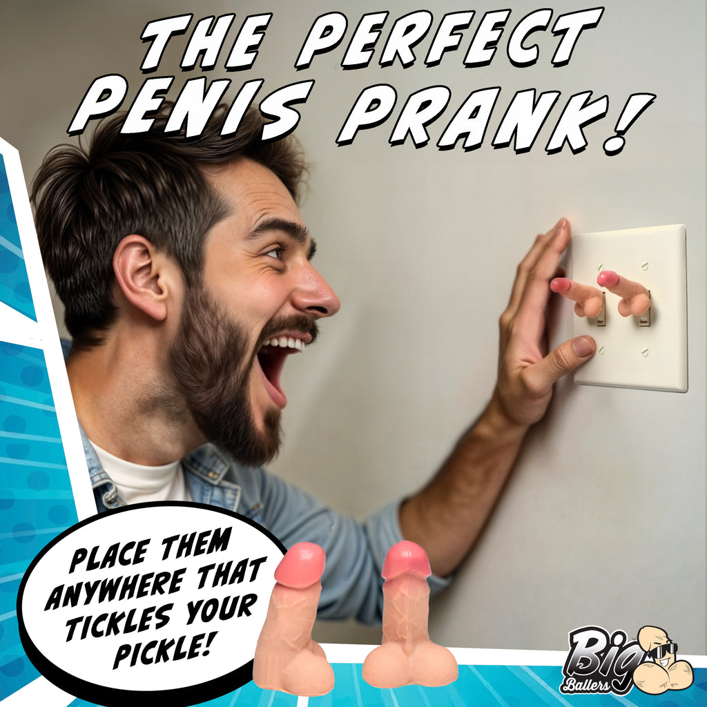 Big Ballers Snap-on Peckers Flesh