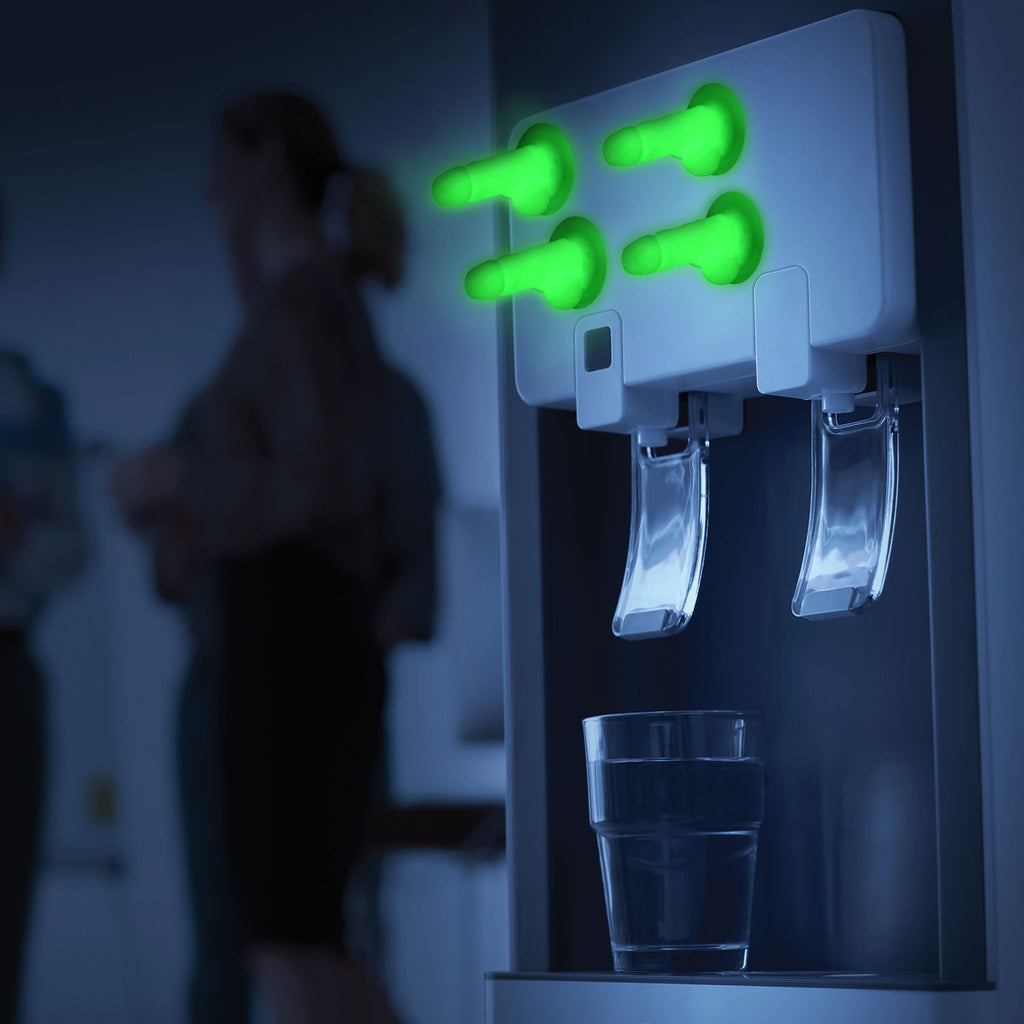 Big Ballers Glow-In-The-Dark Suction Snap-on Peckers Green