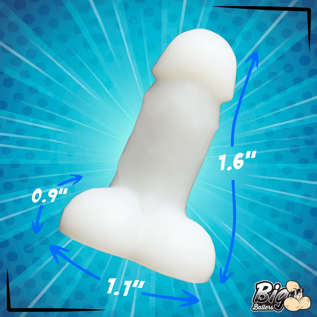 Big Ballers Glow in the Dark Snap-on Peckers Green