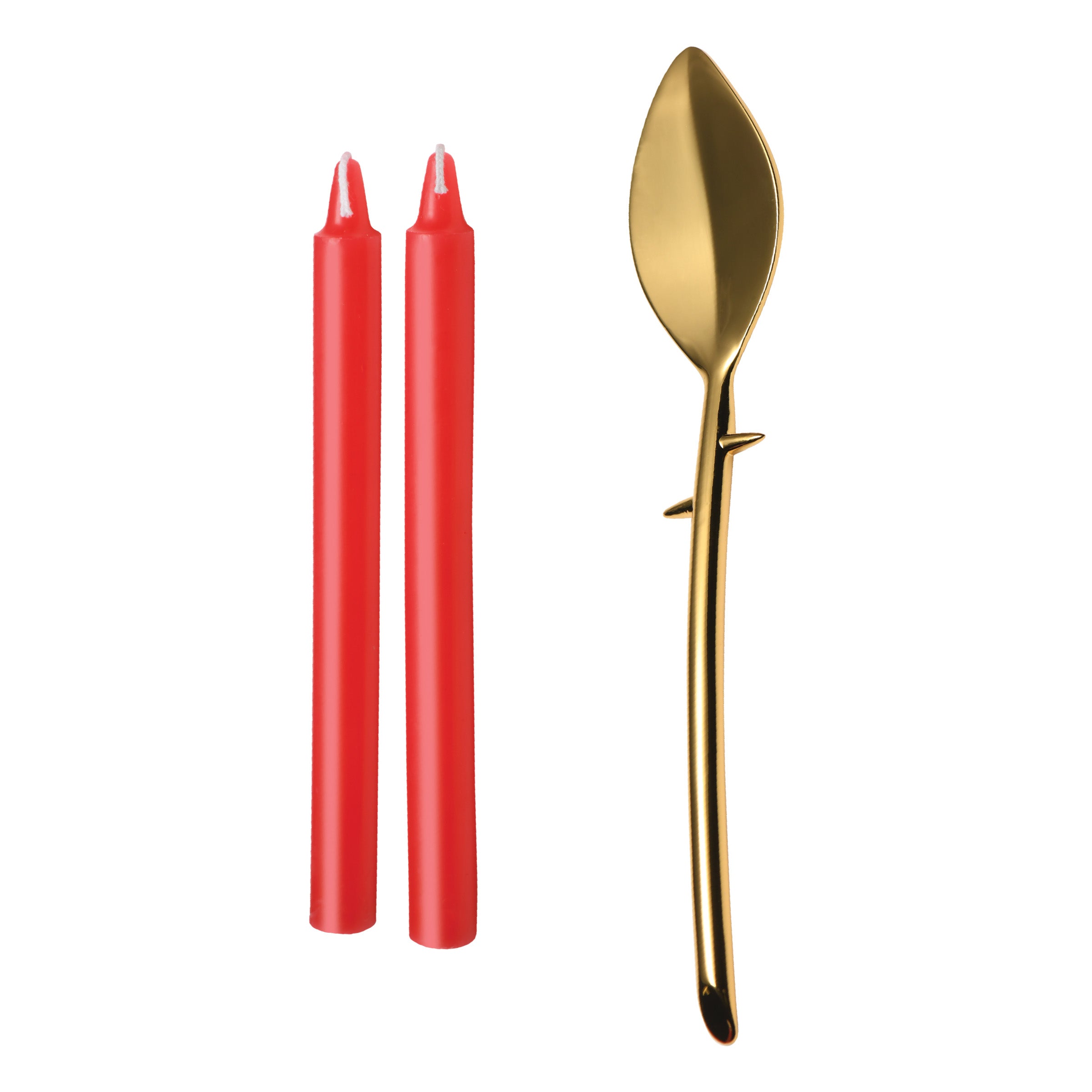 Master Series Drip Sensation Scraper and Waxplay Candle Set Red