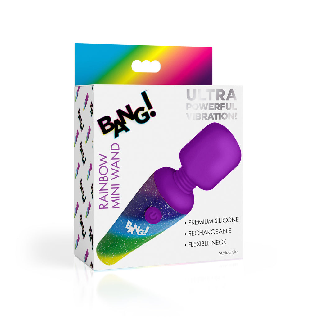 Bang! Rainbow Mini Silicone Wand Multi