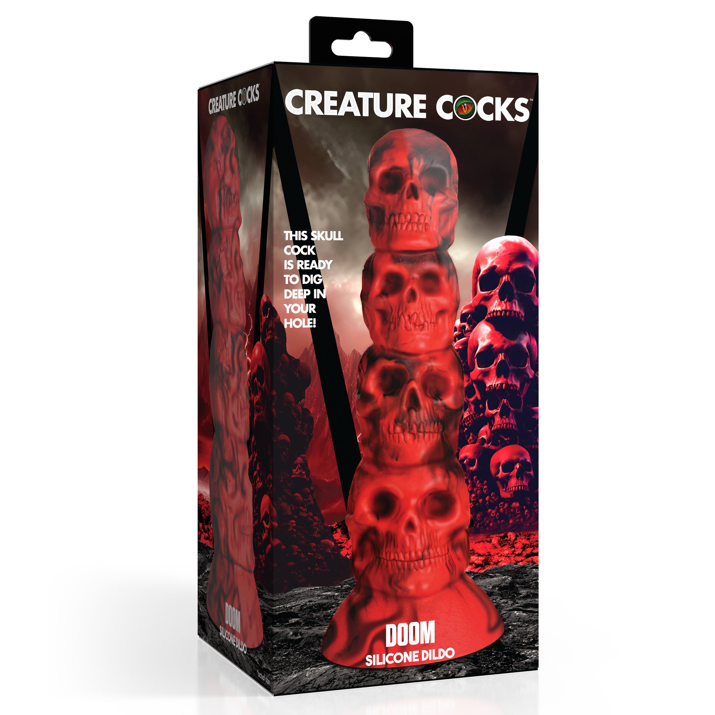 Creature Cocks Doom Silicone Dildo Multi