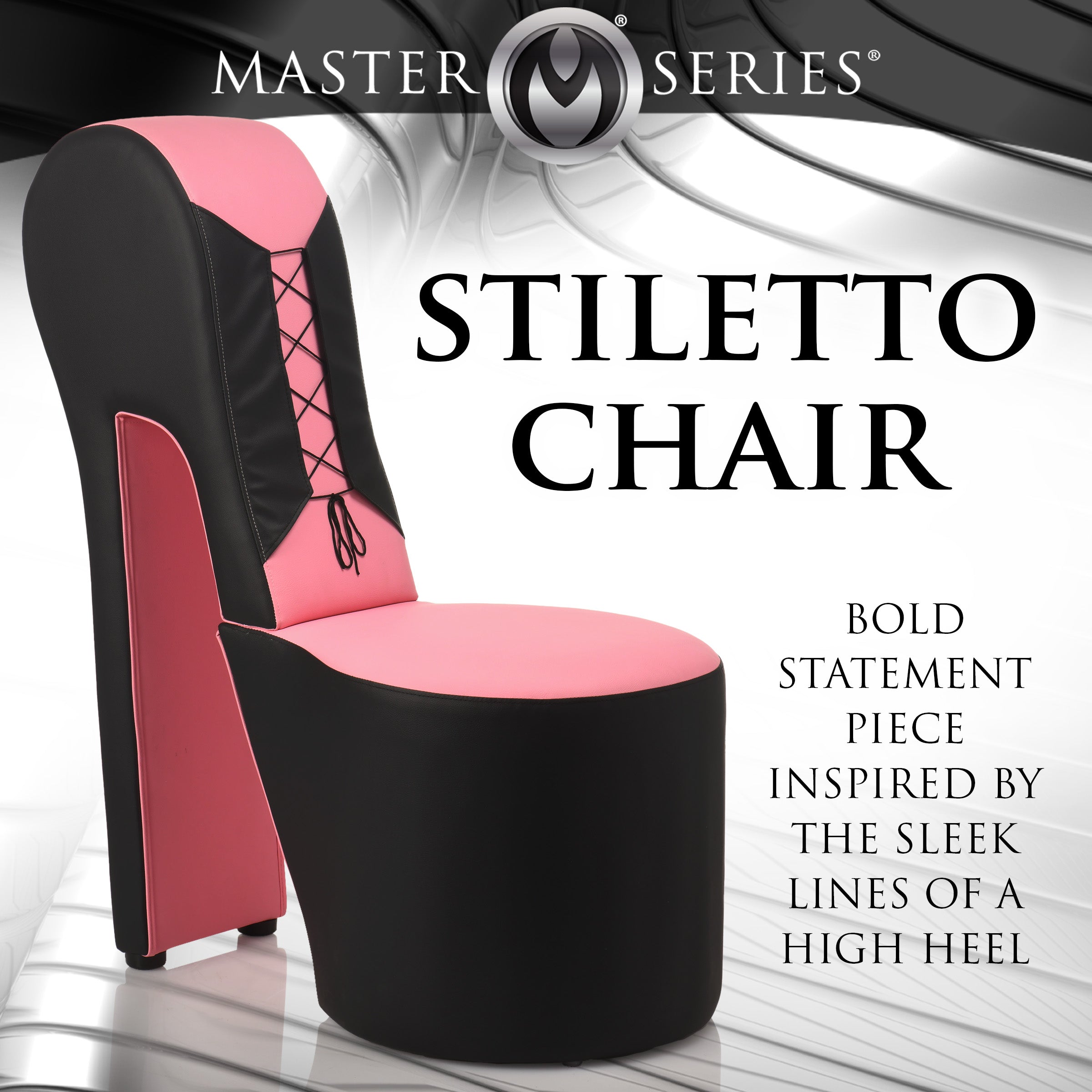 Master Series Stiletto Corset Chair - Pink Pink
