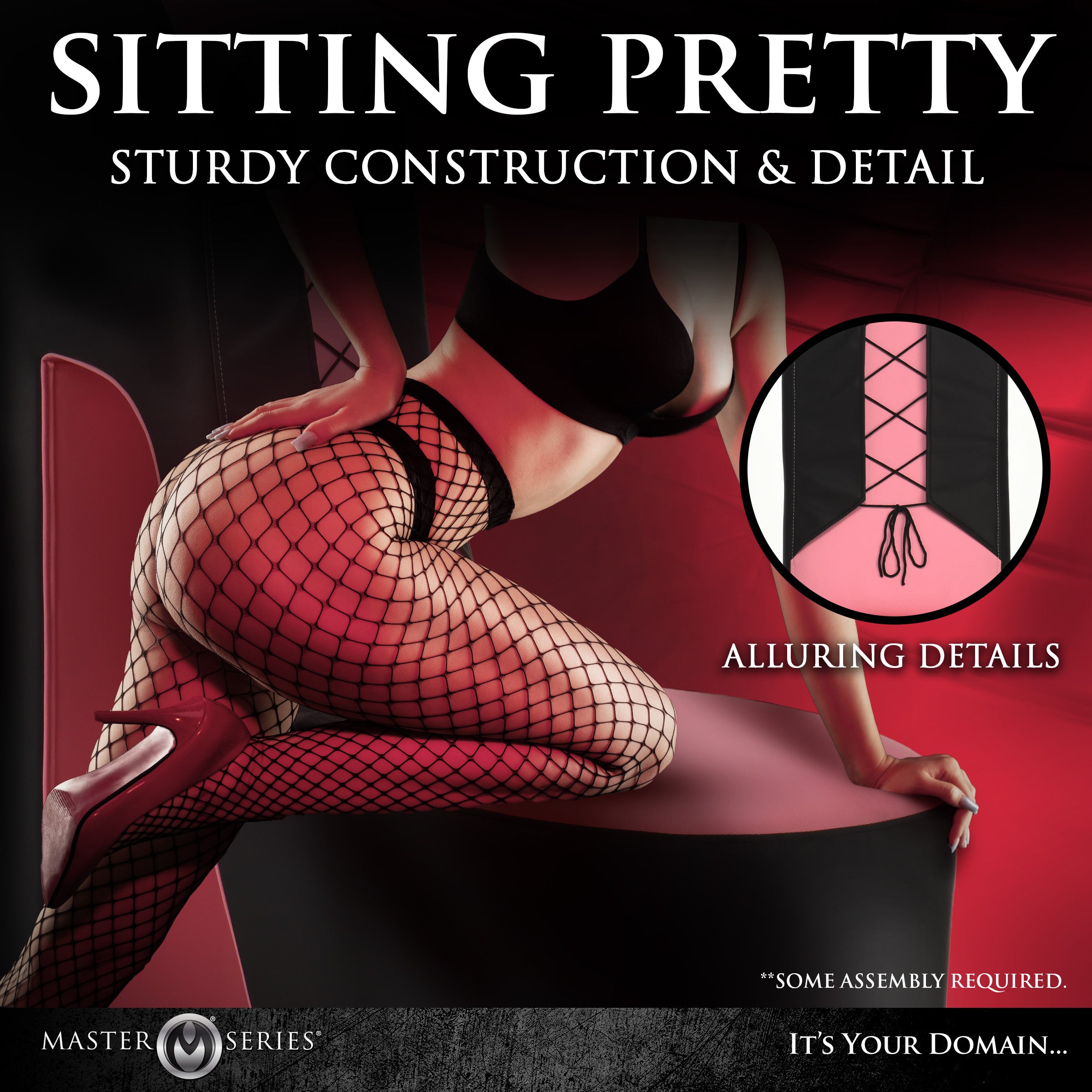 Master Series Stiletto Corset Chair - Pink Pink