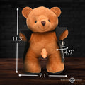 Master Series The Flasher Exhibitionist Teddy Bear Brown