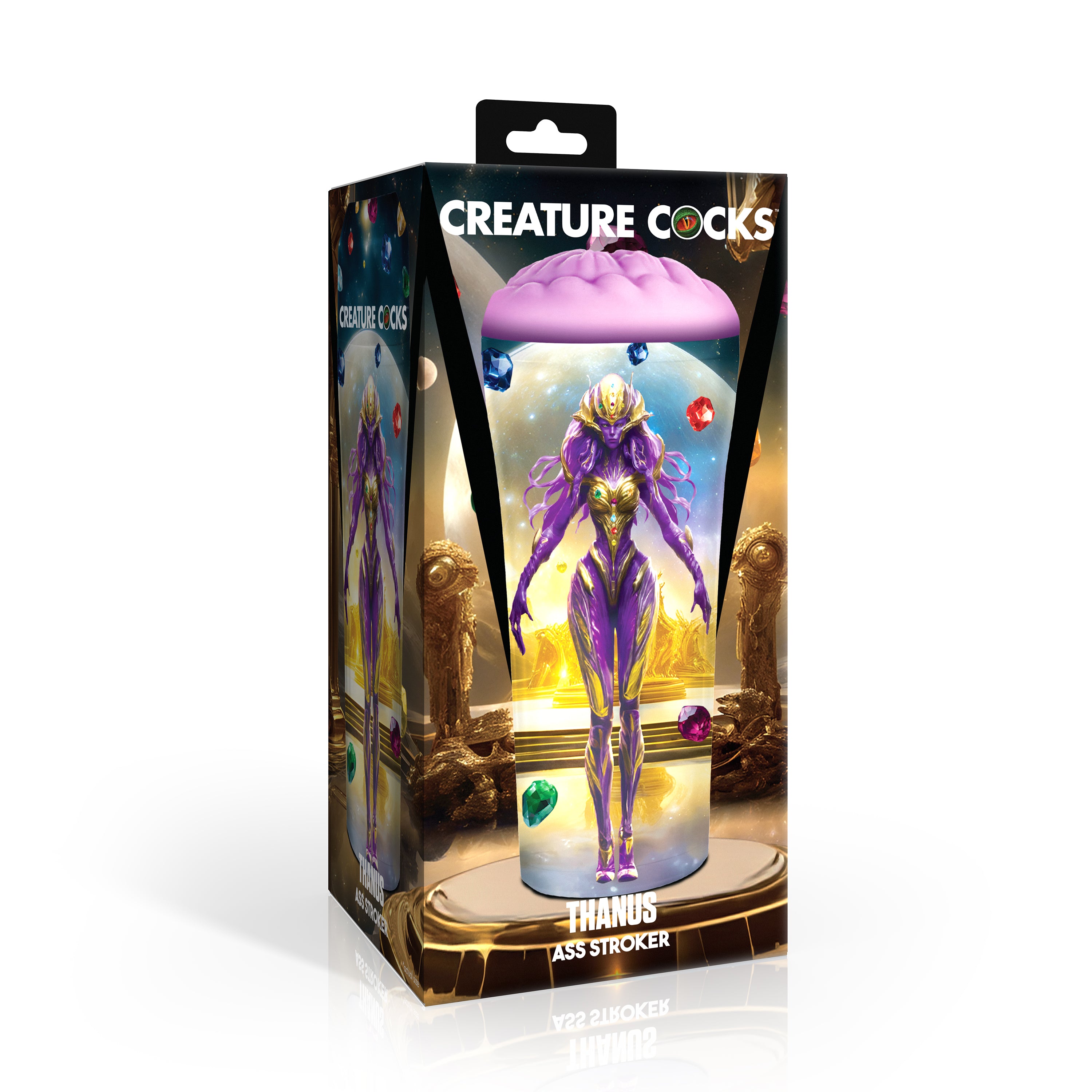 Creature Cocks Thanus Ass Stroker Purple