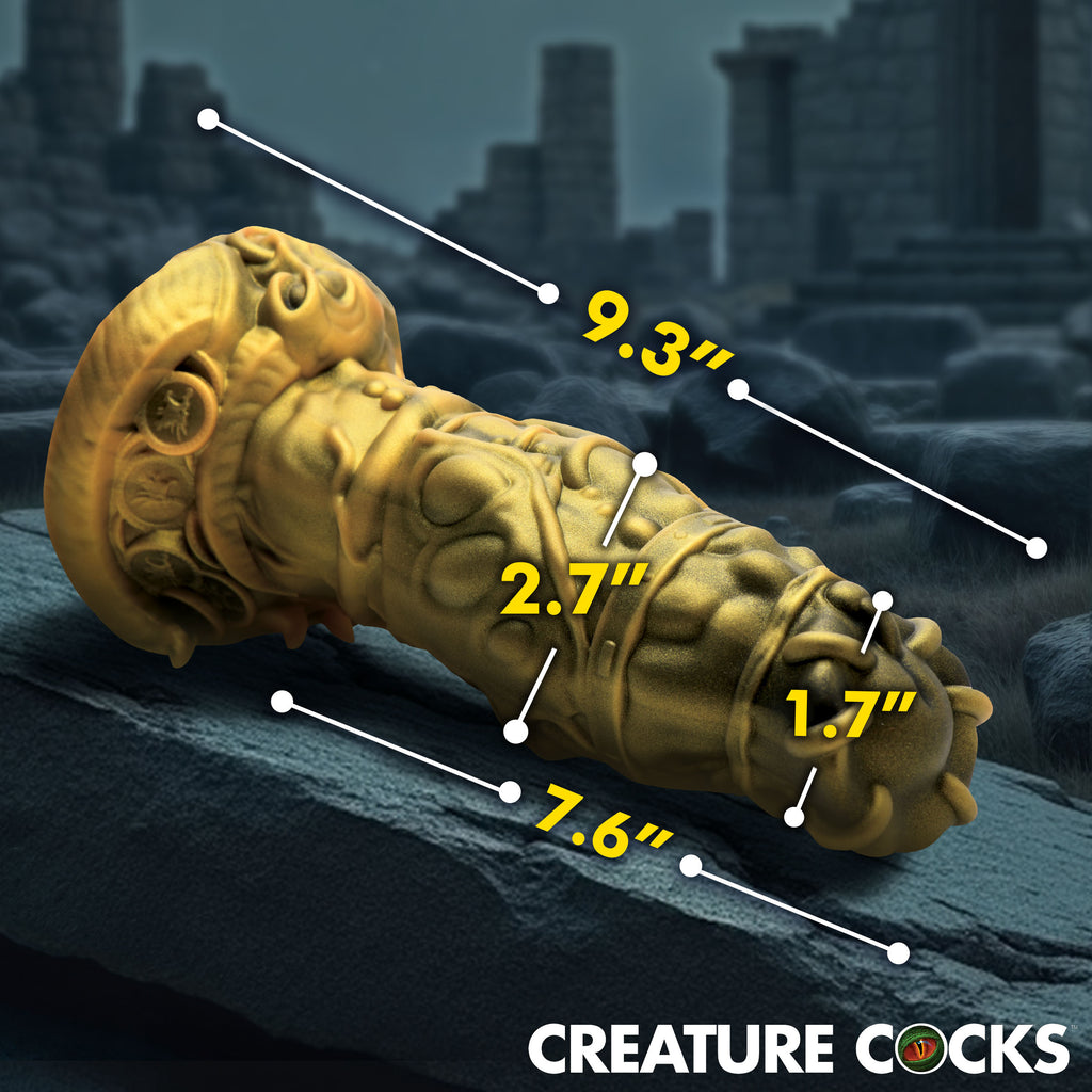 Creature Cocks King Minotaur Silicone Dildo Yellow
